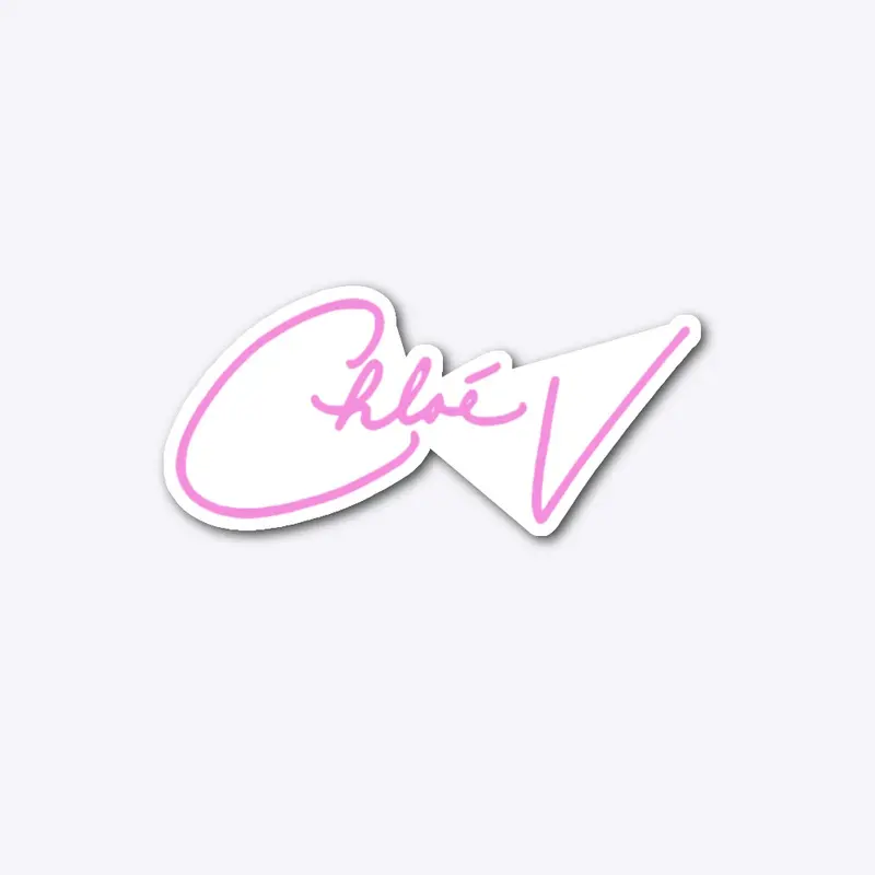 Chloé V Signature sticker